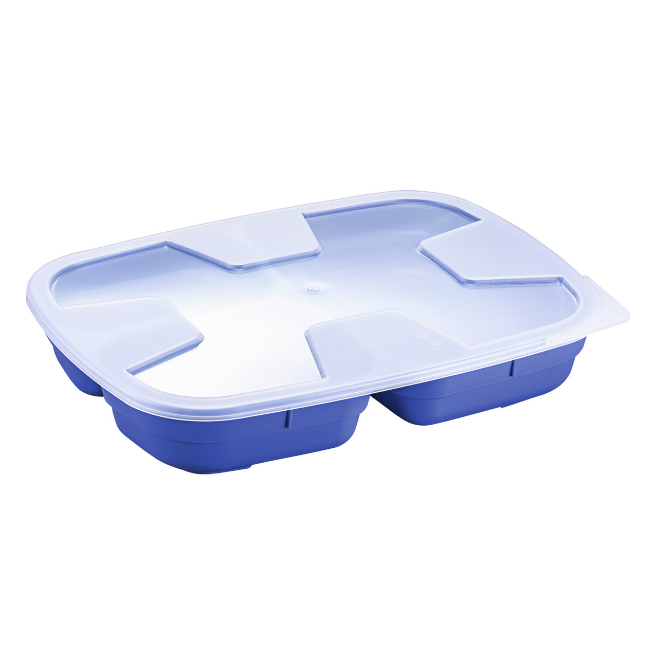 GoodBowl Trio 5er Set 0,58 l + 2 x 0,22 l / 247 x 185 x 51 mm blau